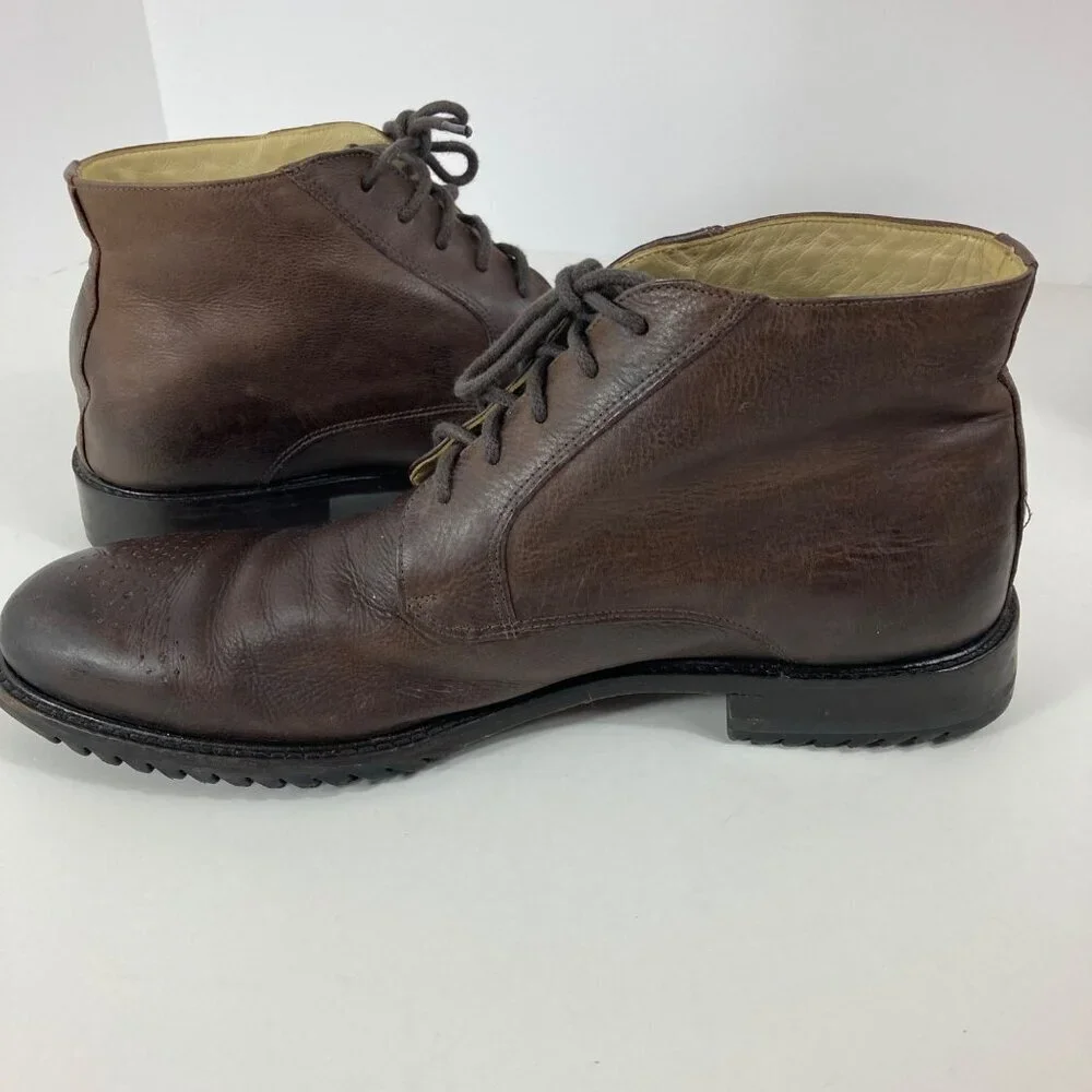Mens‎ Martin Dingman Country Wear Handmade Leather Brown Chukka Boots 11D